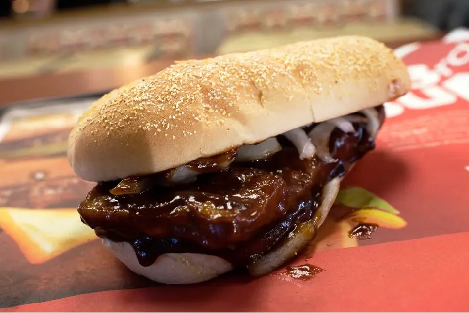 McDonald’s McRib Sandwich